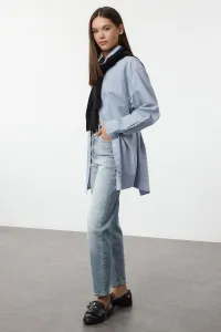 Trendyol Blue High Waist Slim Mom Jeans