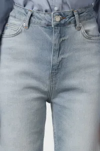 Trendyol Blue High Waist Slim Mom Jeans