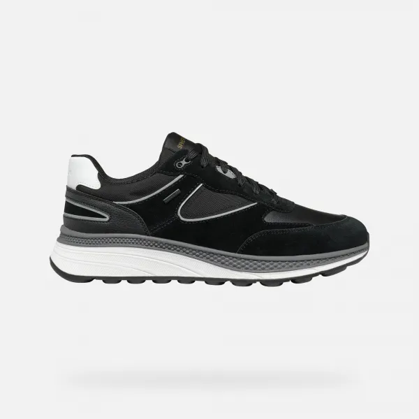 Black men's sneakers Geox Spherica Actif X1 - Men's