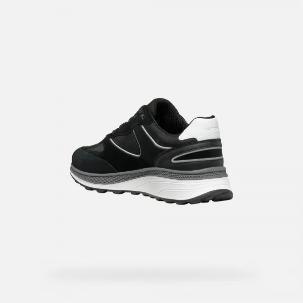 Black men's sneakers Geox Spherica Actif X1 - Men's