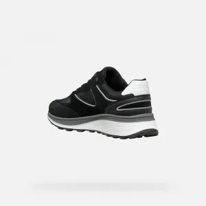 Black men's sneakers Geox Spherica Actif X1 - Men's