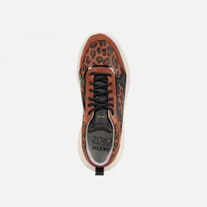 Brown women's sneakers Geox Nebula 2.0 X - Women's