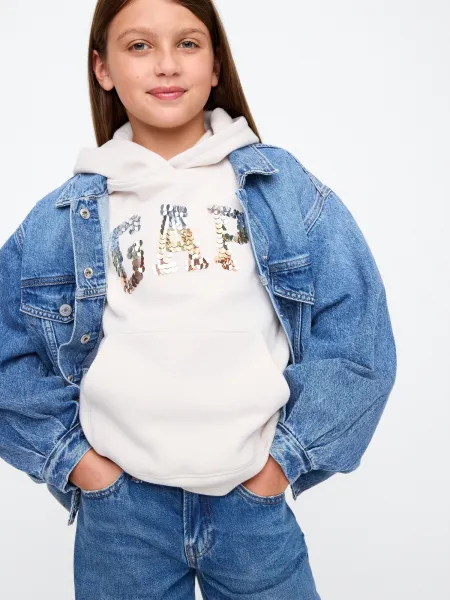 GAP Kids Sweatshirt with Logo - Girls