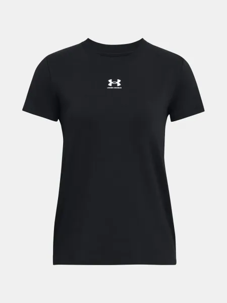 Dámske tričko Under Armour Rival Core SS - black/white