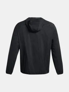 Under Armour LAUNCH LIGHTWEIGHT Pánska bunda, čierna, veľkosť