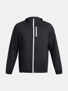 Under Armour LAUNCH LIGHTWEIGHT Pánska bunda, čierna, veľkosť