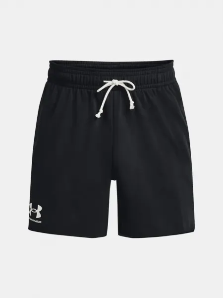 Under Armour RIVAL TERRY 6IN Pánske kraťasy, čierna, veľkosť