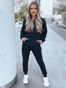 Dámská mikina BASIC s kapucňou tmavomodrá Dstreet