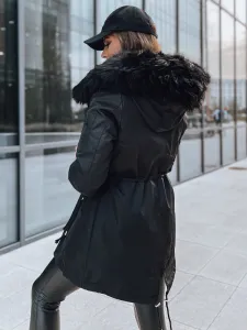 Dámska bunda parka GARNET Farba čierna DSTREET