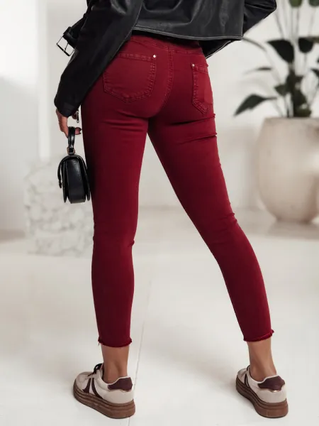 Dámske skinny rifle BRITTNIX bordové