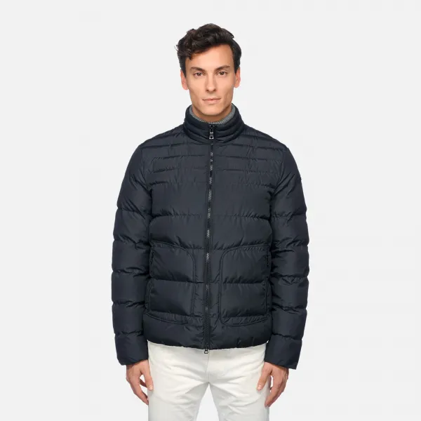 Dark blue men's jacket Geox Magnete - Men