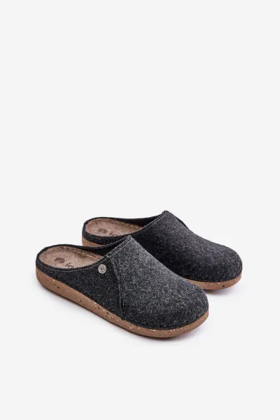 Men's home footwear slippers Inblu graphite