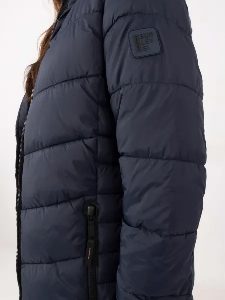 Coat-D51160XB44540A3-navy blue