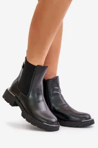 GOE leather ankle boots with zip GOE black