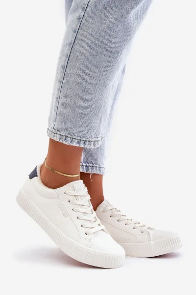 Insulated women's sneakers Big Star white