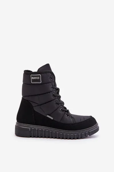 Women's snow boots Progress PROGJ-24-157 Black