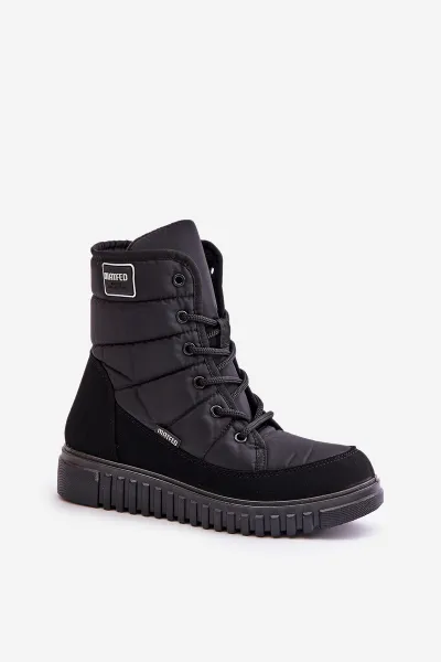 Women's snow boots Progress PROGJ-24-157 Black