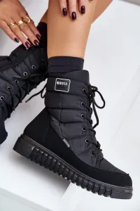 Women's snow boots Progress PROGJ-24-157 Black