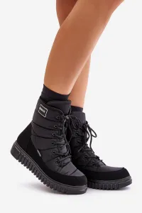 Women's snow boots Progress PROGJ-24-157 Black