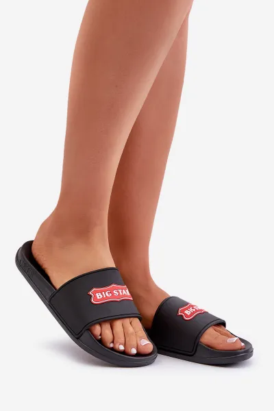 Women's slippers Big Star OO274038 Black