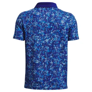 Boys' polo shirt Under Armour Perf Floral Speckle Polo