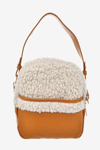 Small women's handbag Big Star Camel