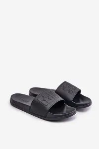 Lightweight men's slippers with Big Star logo black