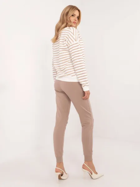 Ecru-beige tracksuit