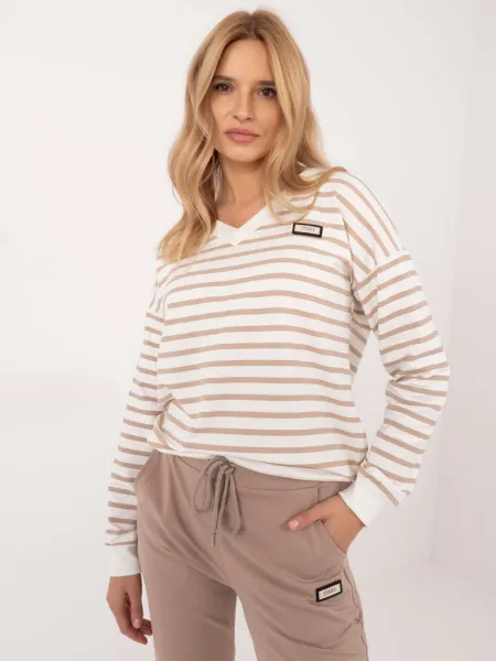 Ecru-beige tracksuit