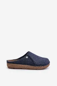 Men's home footwear slippers Inblu dark blue