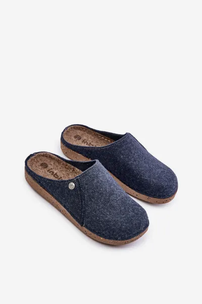 Men's home footwear slippers Inblu dark blue