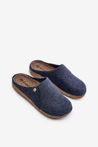 Men's home footwear slippers Inblu dark blue