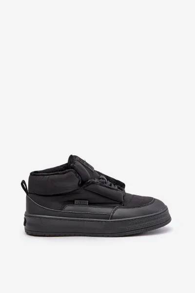 Insulated women's sneakers Big Star black