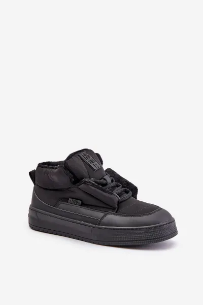 Insulated women's sneakers Big Star black