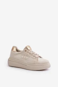 Insulated women's sneakers Big Star beige