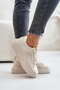 Insulated women's sneakers Big Star beige