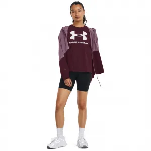 Under Armour WOVEN FZ JACKET Dámska bunda, fialová, veľkosť L