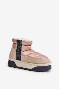 Low snow boots on a thick sole D.Franklin Beige