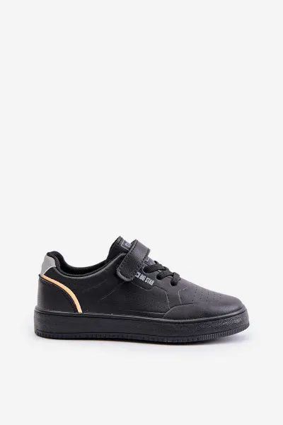 Children's Sneakers made of Eco Leather Velcro Big Star Black