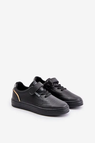 Children's Sneakers made of Eco Leather Velcro Big Star Black