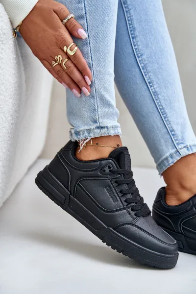 Women's sneakers Big Star Hi-Poly System Black