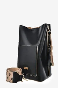 Women's handbag made of eco leather Big Star black