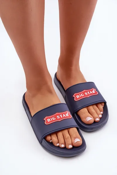 Women's slippers Big Star OO274039 Blue