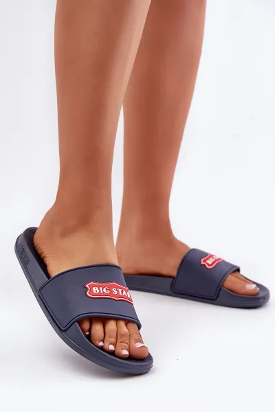 Women's slippers Big Star OO274039 Blue
