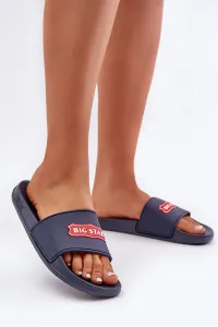 Women's slippers Big Star OO274039 Blue