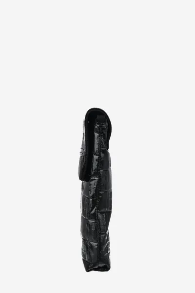 Lacquered handbag Saszetka Big Star black