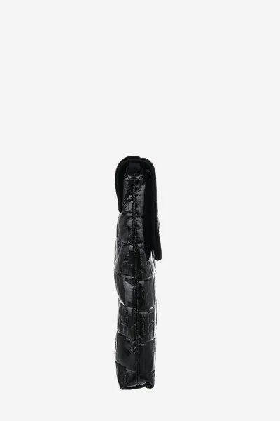 Lacquered handbag Saszetka Big Star black