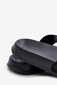 Men's slippers with Big Star logo black