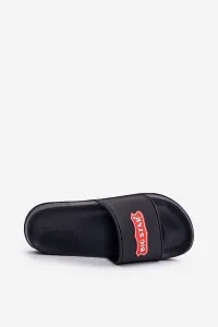 Men's slippers with Big Star logo black