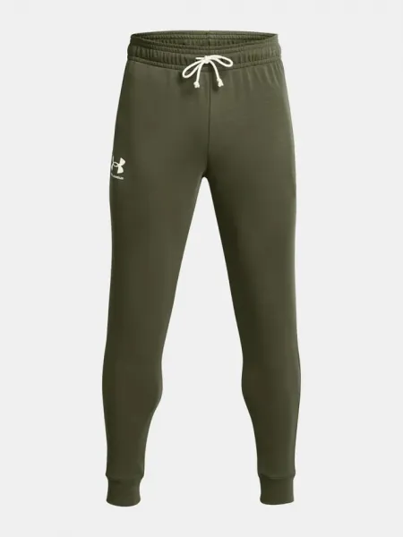 Under Armour RIVAL Pánske nohavice, khaki, veľkosť